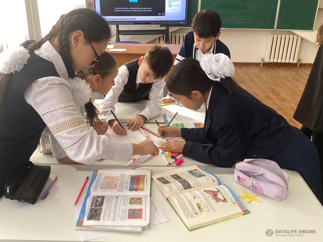 Жаратылыстану пәнінен 5»Ә» сыныбына «Тірі ағзалардың құрылымдық деңгейлері» тақырыбында ашық сабақ өткізілді.